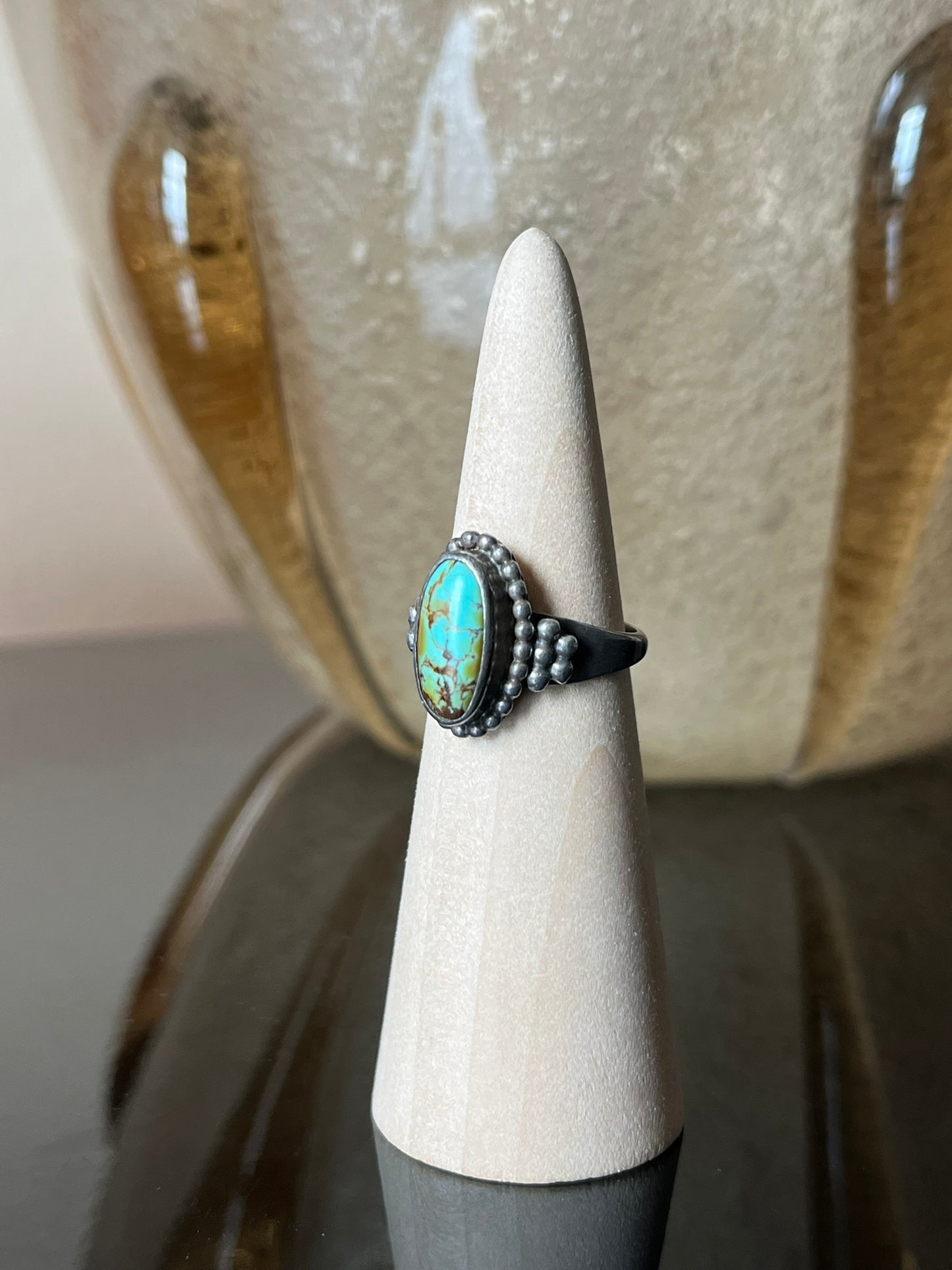 Navajo Silver and Turquoise Ring