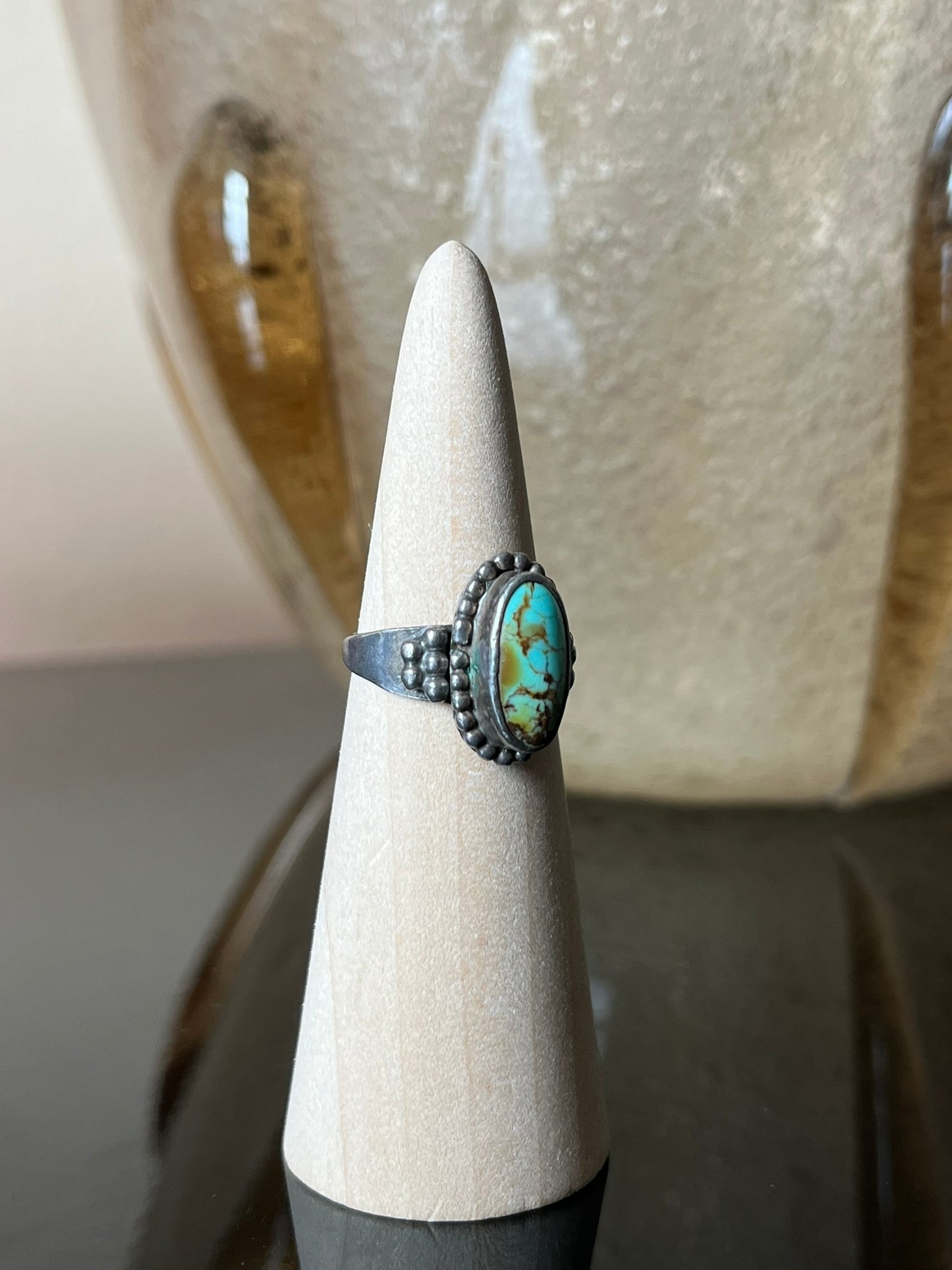 Navajo Silver and Turquoise Ring