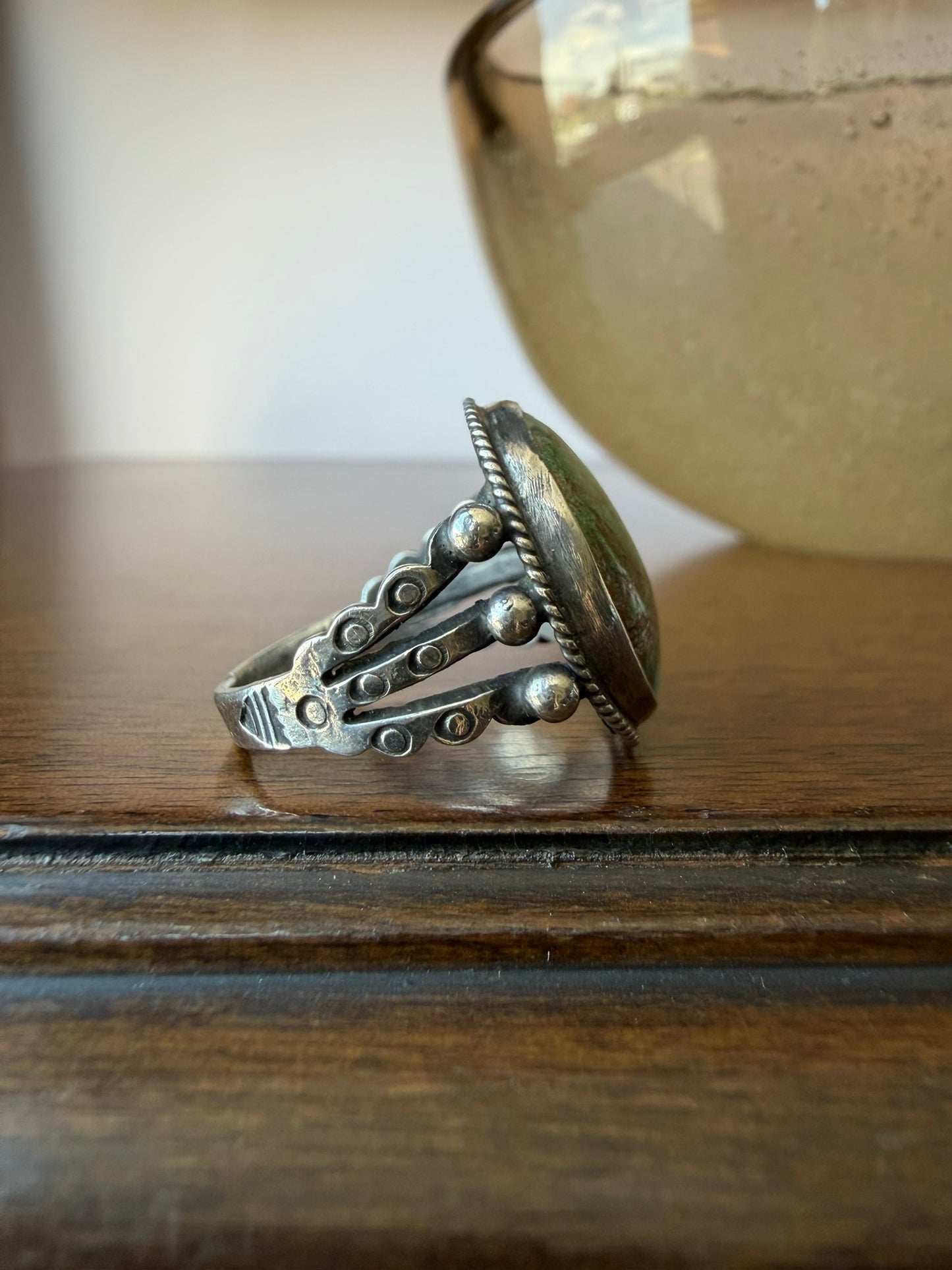Navajo Silver and Turquoise Ring
