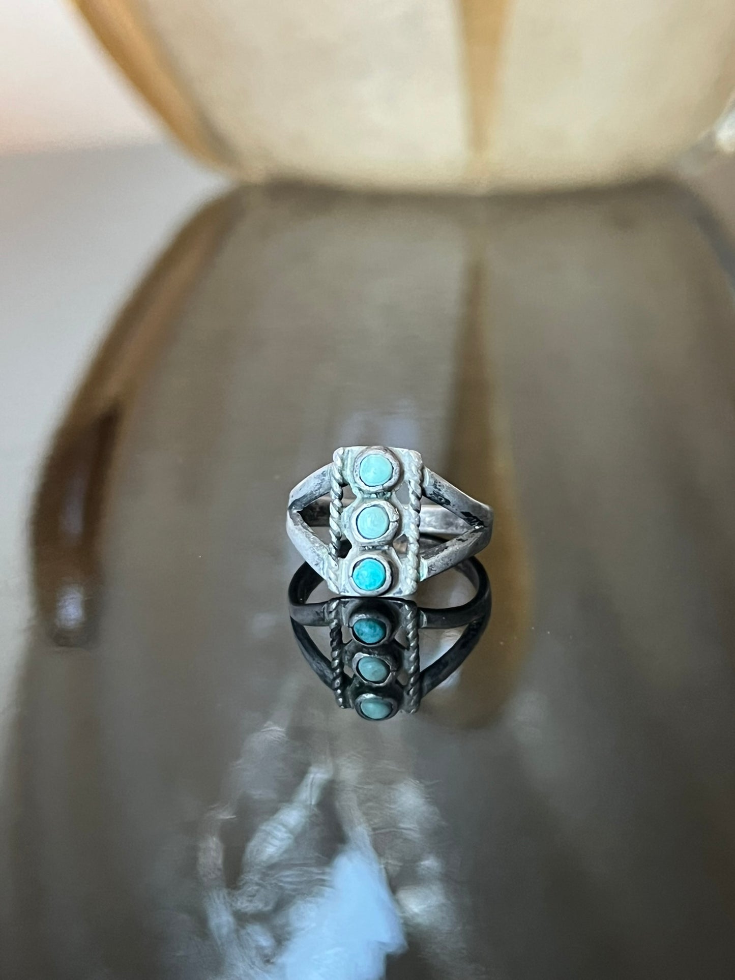Very Early Navajo Turquoise Ring