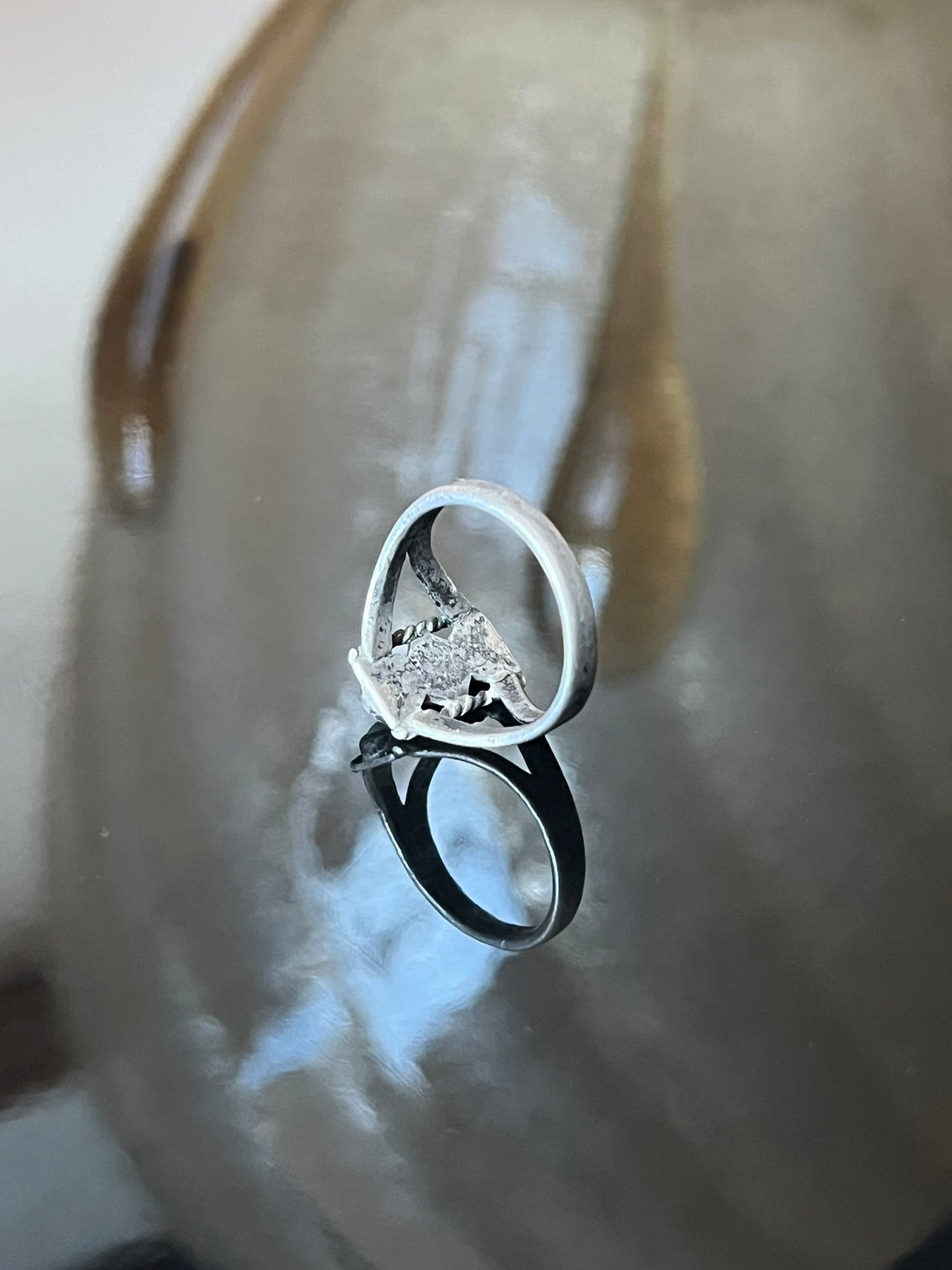 Very Early Navajo Turquoise Ring