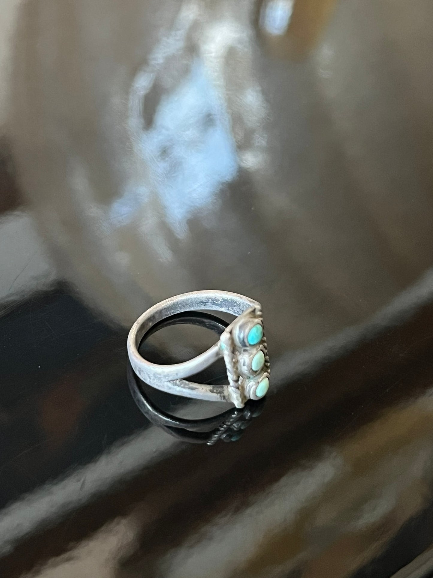 Very Early Navajo Turquoise Ring